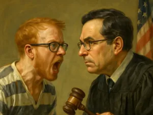 inmate yelling at judge