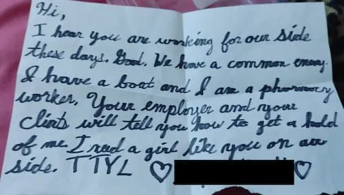 Luke Wenke letter to victim