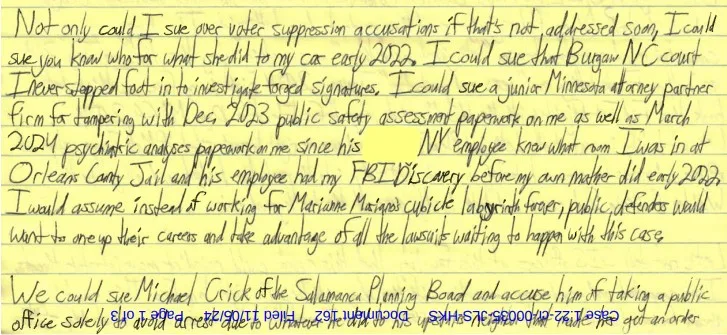 USA v. Luke Wenke letter document