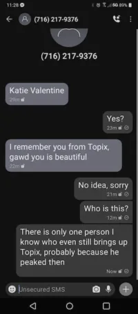Luke Wenke Topix text messages