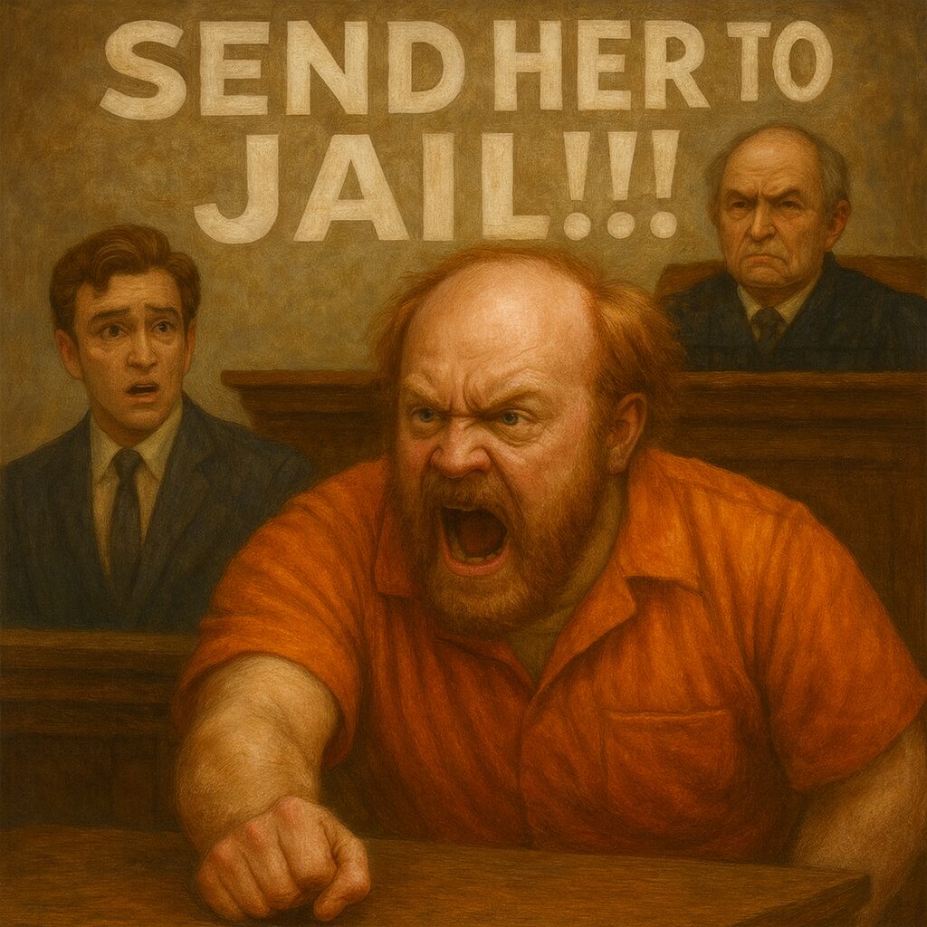 LETTER: Luke Wenke Demands My Arrest & Imprisonment On Bogus Car Theft Charges