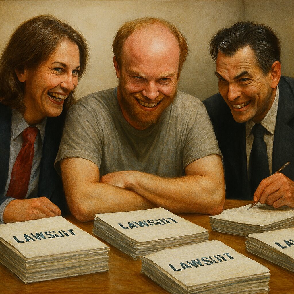 Luke Wenke LETTER: “I’m Running Out of Breath Describing My Lawsuits”