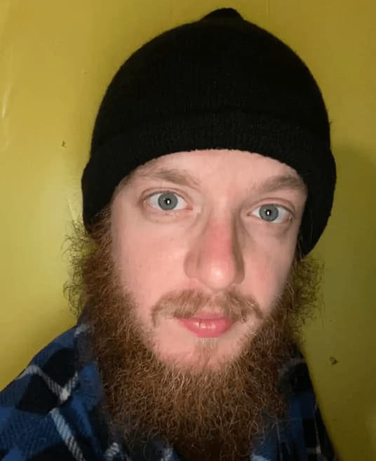 cyberstalker luke wenke olean ny beard hat flannel ugly