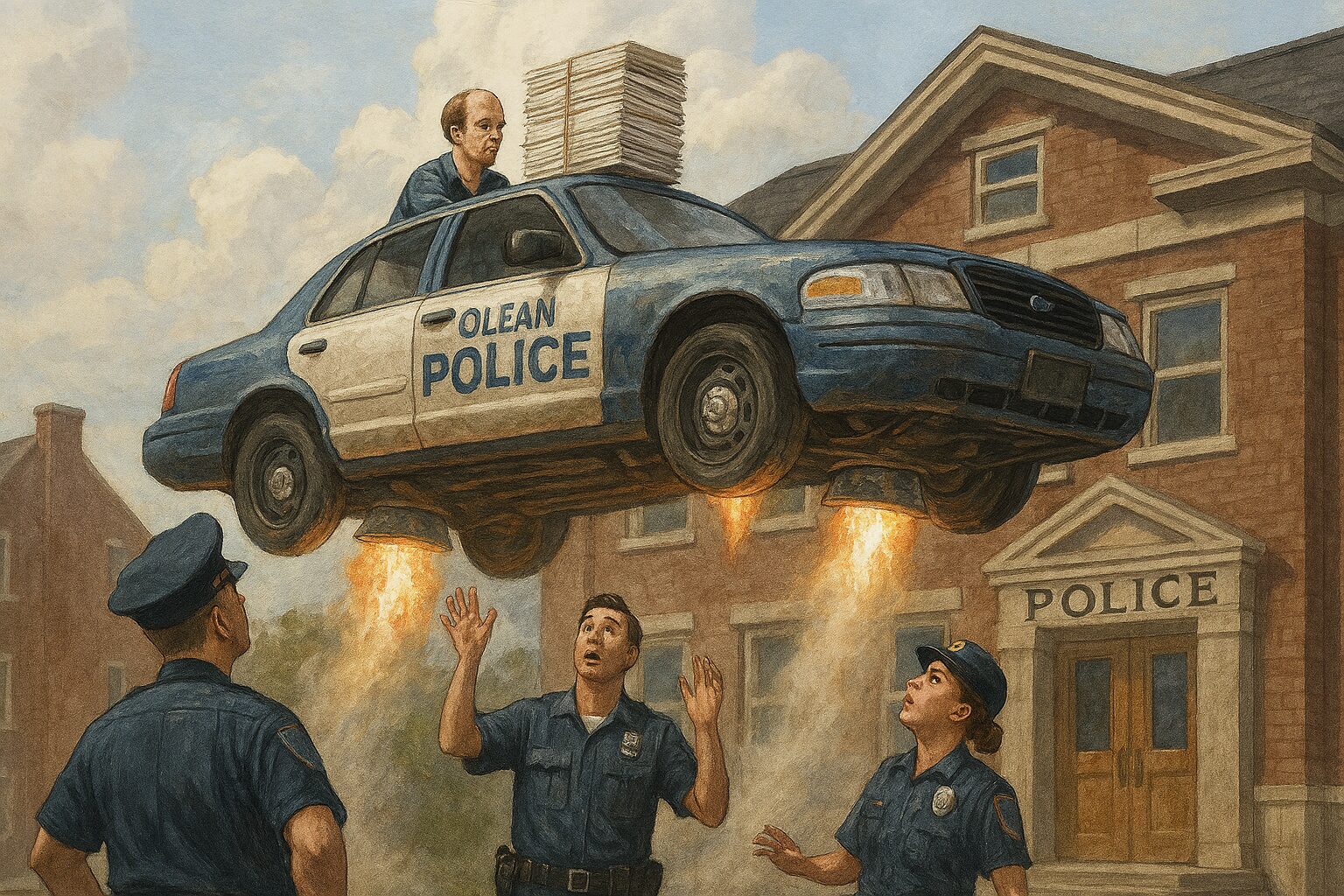 LETTER: Luke Wenke Wants to Gift the Olean Police a Flying Car