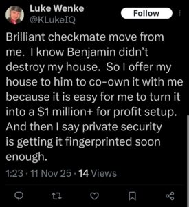 Luke Wenke Twitter Ryan Teeter obsession Twitter X