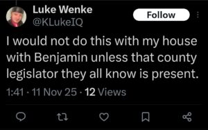 Luke Wenke Twitter Ryan Teeter obsession Twitter X