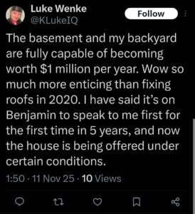 Luke Wenke Twitter Ryan Teeter obsession Twitter X