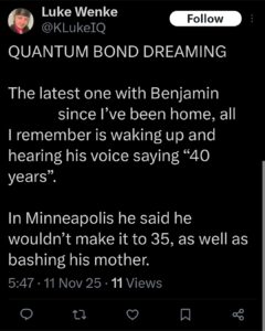 Luke Wenke Twitter Ryan Teeter obsession Twitter X