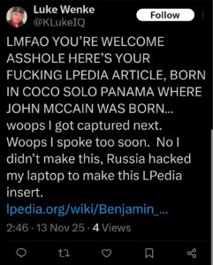 Luke Wenke Twitter Ryan Teeter obsession Twitter X