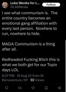 luke wenke x twitter screenshot katie obsession 