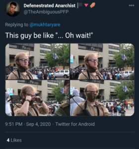 luke wenke machine gun minneapolis george floyd protests 2020