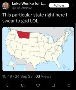 luke wenke x twitter screenshot double proxy marriage montana 2023