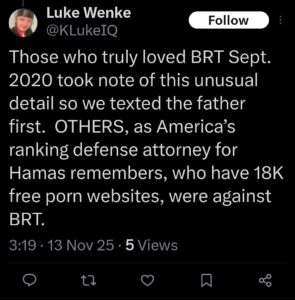 luke wenke ryan obsession twitter x screenshot 2025