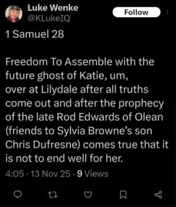 luke wenke tweet screenshot katie obsession 2023