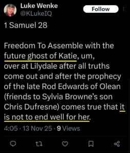 luke wenke katie obsession tweet twitter x screenshot 2025