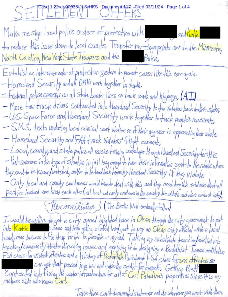 letter from luke wenke to the honorable john l. sinatra jr. march 2024