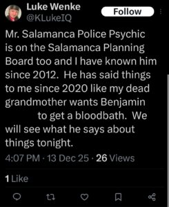 luke wenke ryan obsession benjamin teeter x twitter screenshot 2025