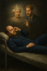 not luke wenke dreaming jail cot queen elizabeth prince harry inmate