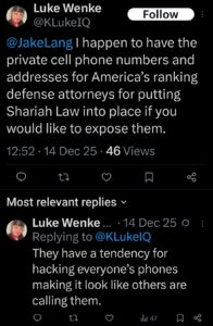 luke wenke x twitter screenshot leak info dox 2025