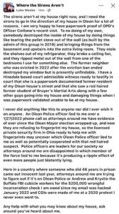 screenshot of a november 2025 luke wenke facebook account falsely blaming stalking victims for his problems